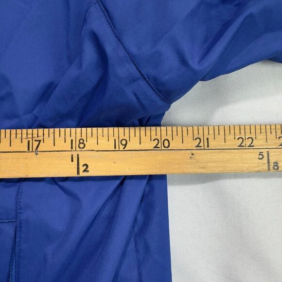 Diadora Track Jacket Men’s Small Blue White Vintage 90s Windbreaker Nylon - Picture 5 of 6